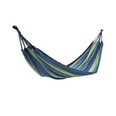 Hectarul - Hamac textil albastru cu verde 200x100